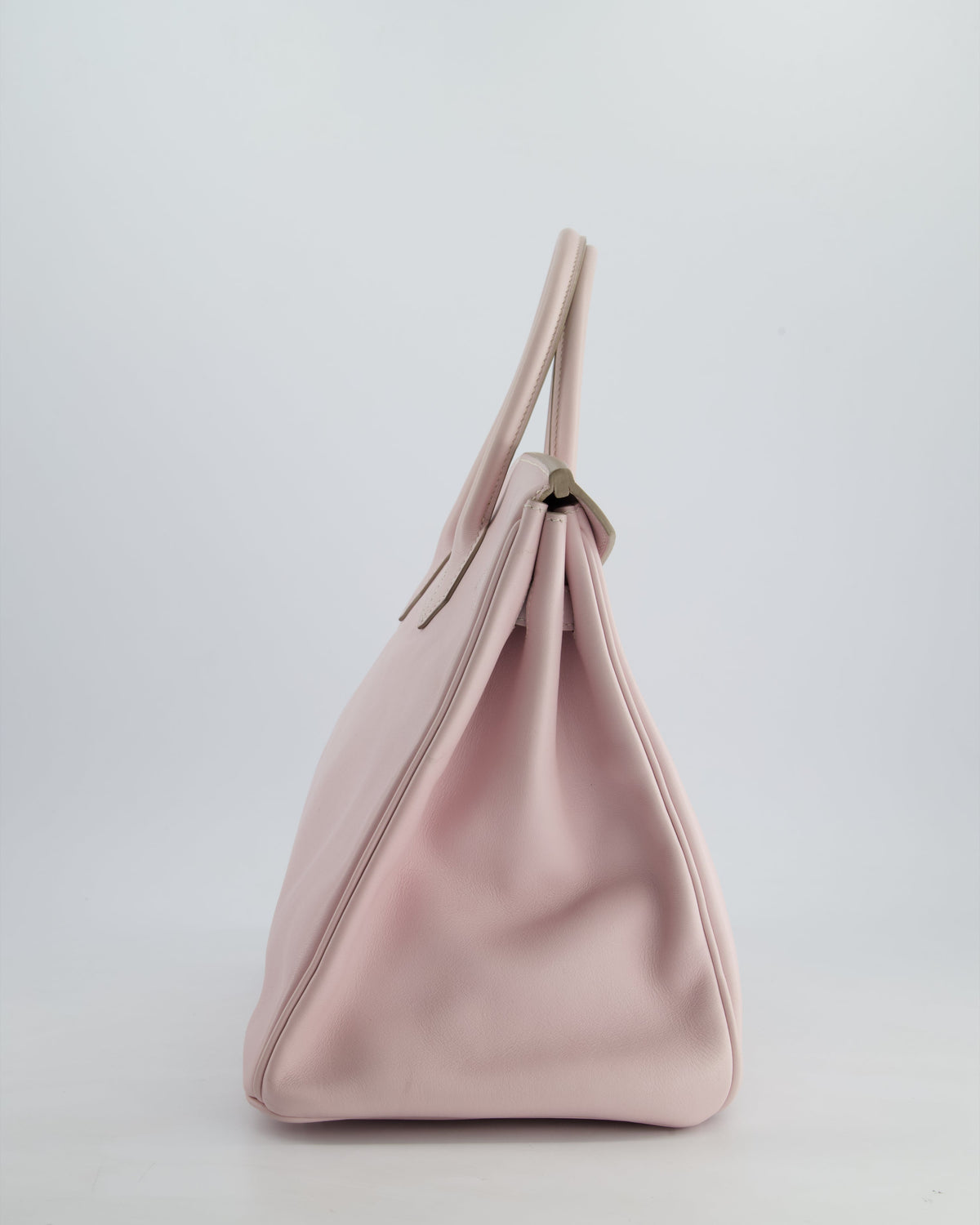 Hermès Birkin Bag 35cm in Rose Dragee Swift Leather with Palladium Hardware