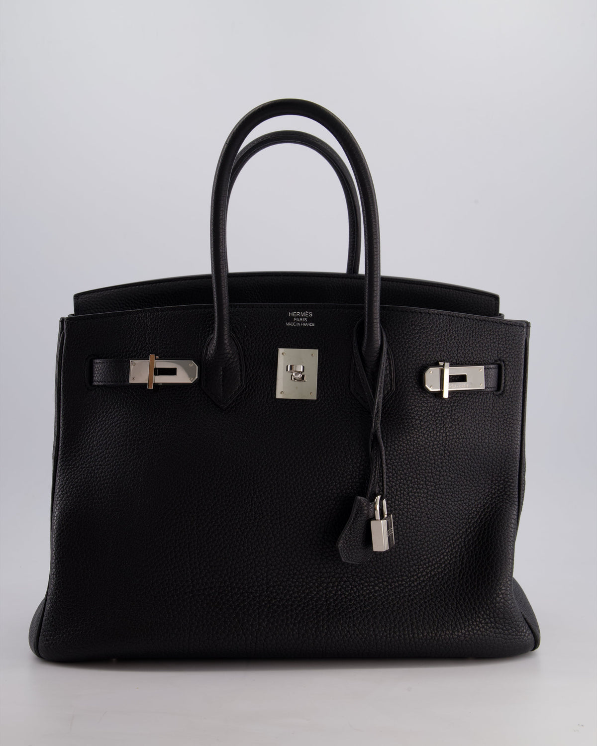 Hermès Birkin Bag 35cm Retourne in Noir Togo Leather with Palladium Hardware