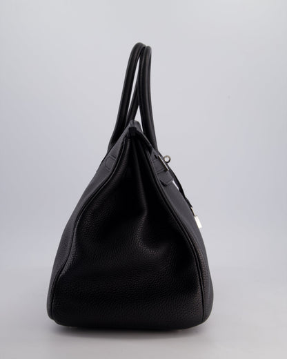 Hermès Birkin Bag 35cm Retourne in Noir Togo Leather with Palladium Hardware