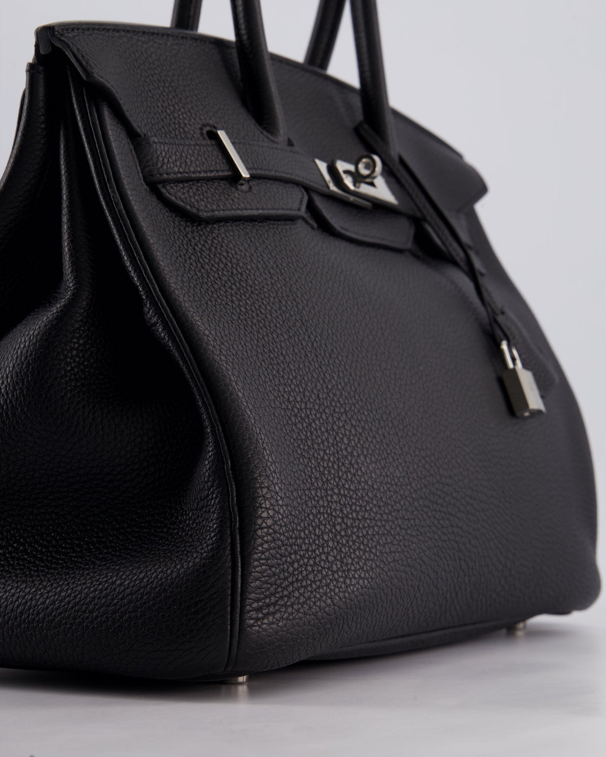 Hermès Birkin Bag 35cm Retourne in Noir Togo Leather with Palladium Hardware