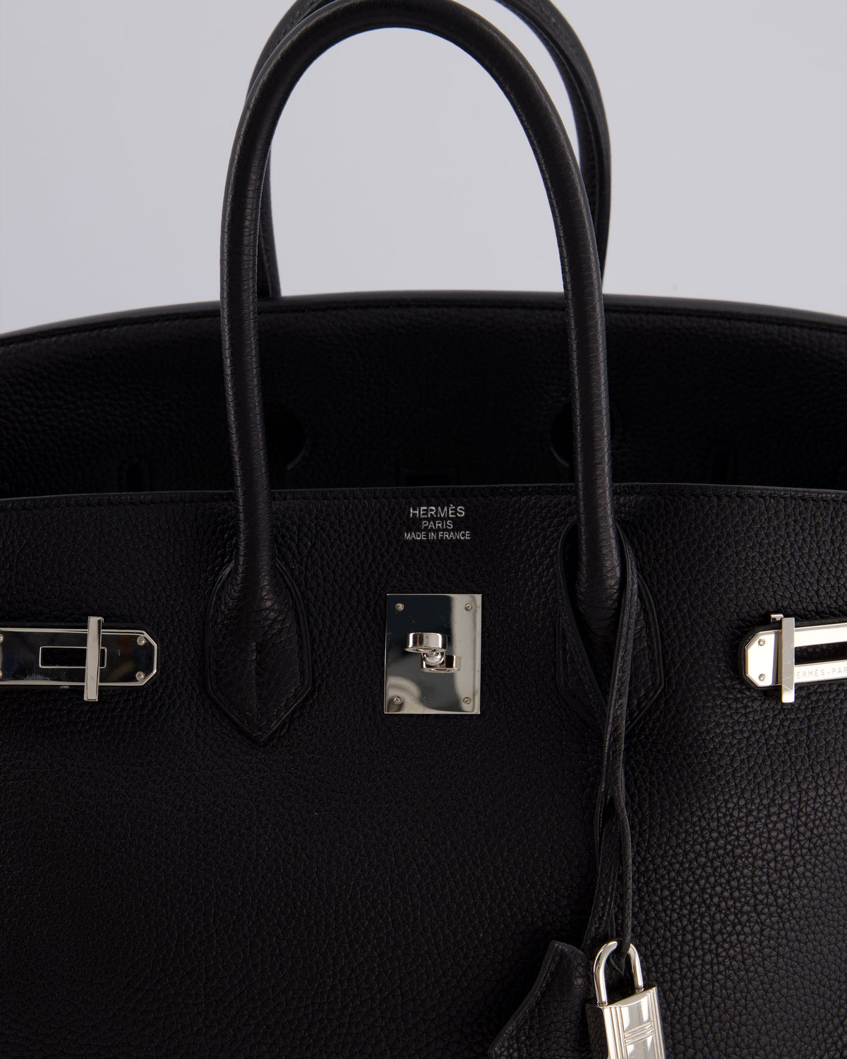 Hermès Birkin Bag 35cm Retourne in Noir Togo Leather with Palladium Hardware