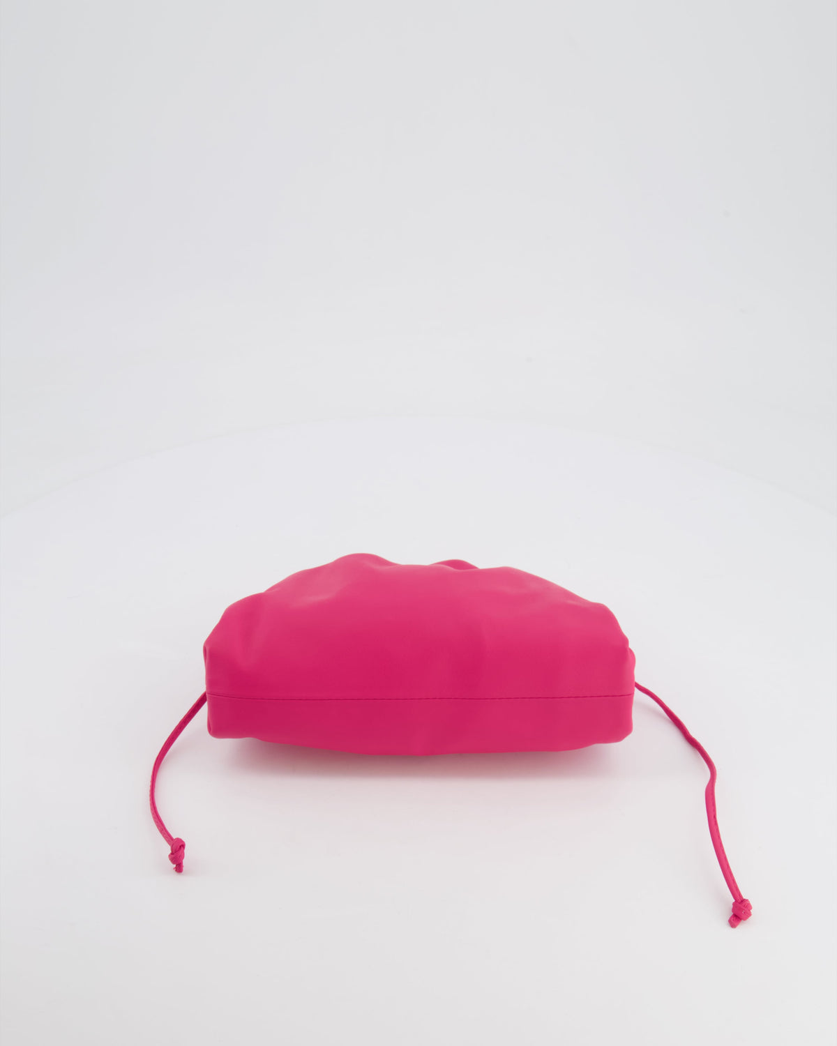 Bottega Veneta Hot Pink Leather Mini Crossbody Pouch Bag