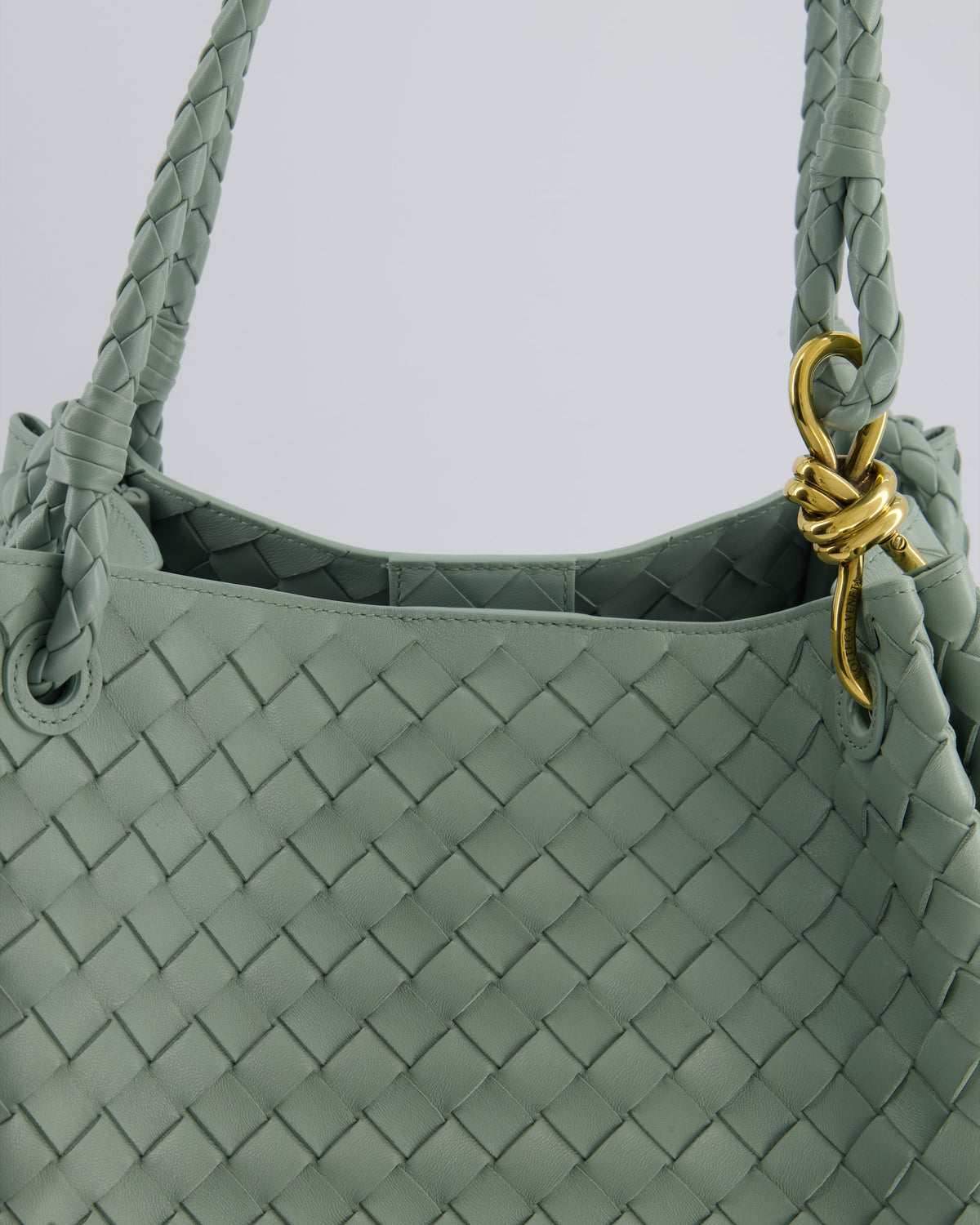 Bottega Veneta New Sauge Large Parachute Intrecciato Bag with Gold Hardware RRP £4,870