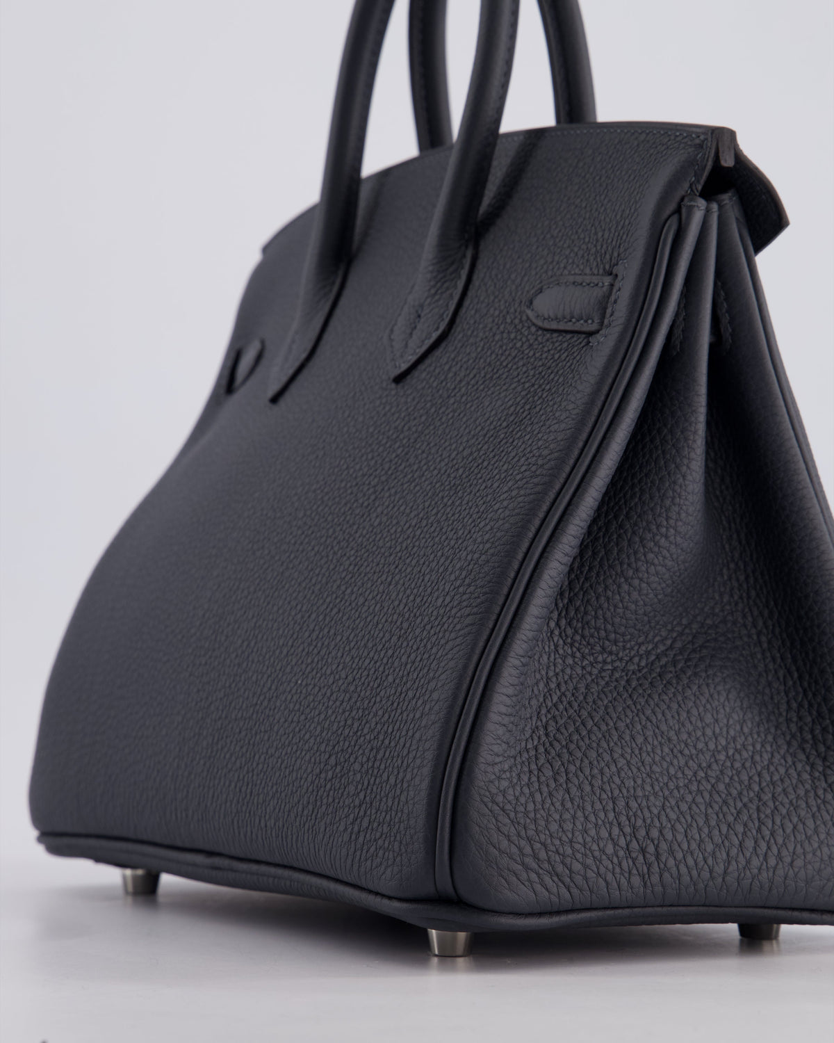 Hermès Birkin 25cm Retourne Bag in Gris Misty Togo Leather with Palladium Hardware