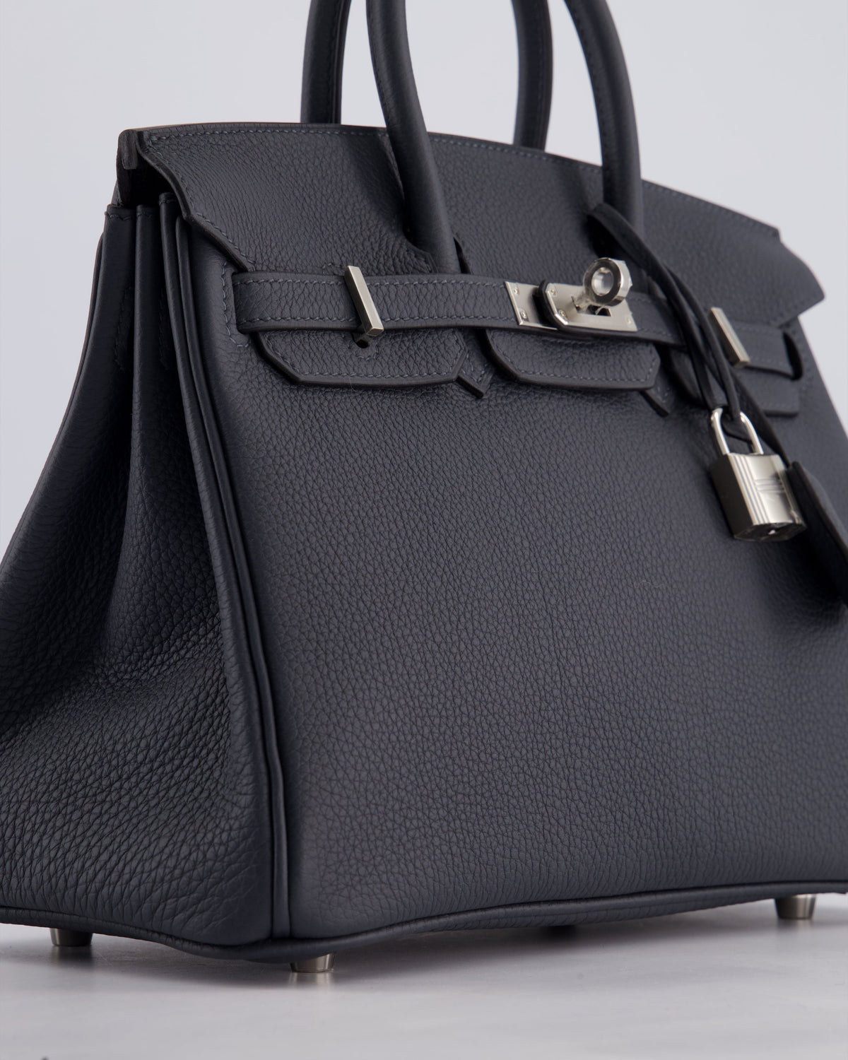 Hermès Birkin 25cm Retourne Bag in Gris Misty Togo Leather with Palladium Hardware