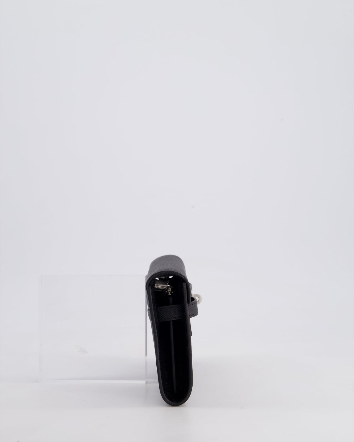 Hermès Kelly To Go Bag in Noir Epsom Leather with Palladium Hardware