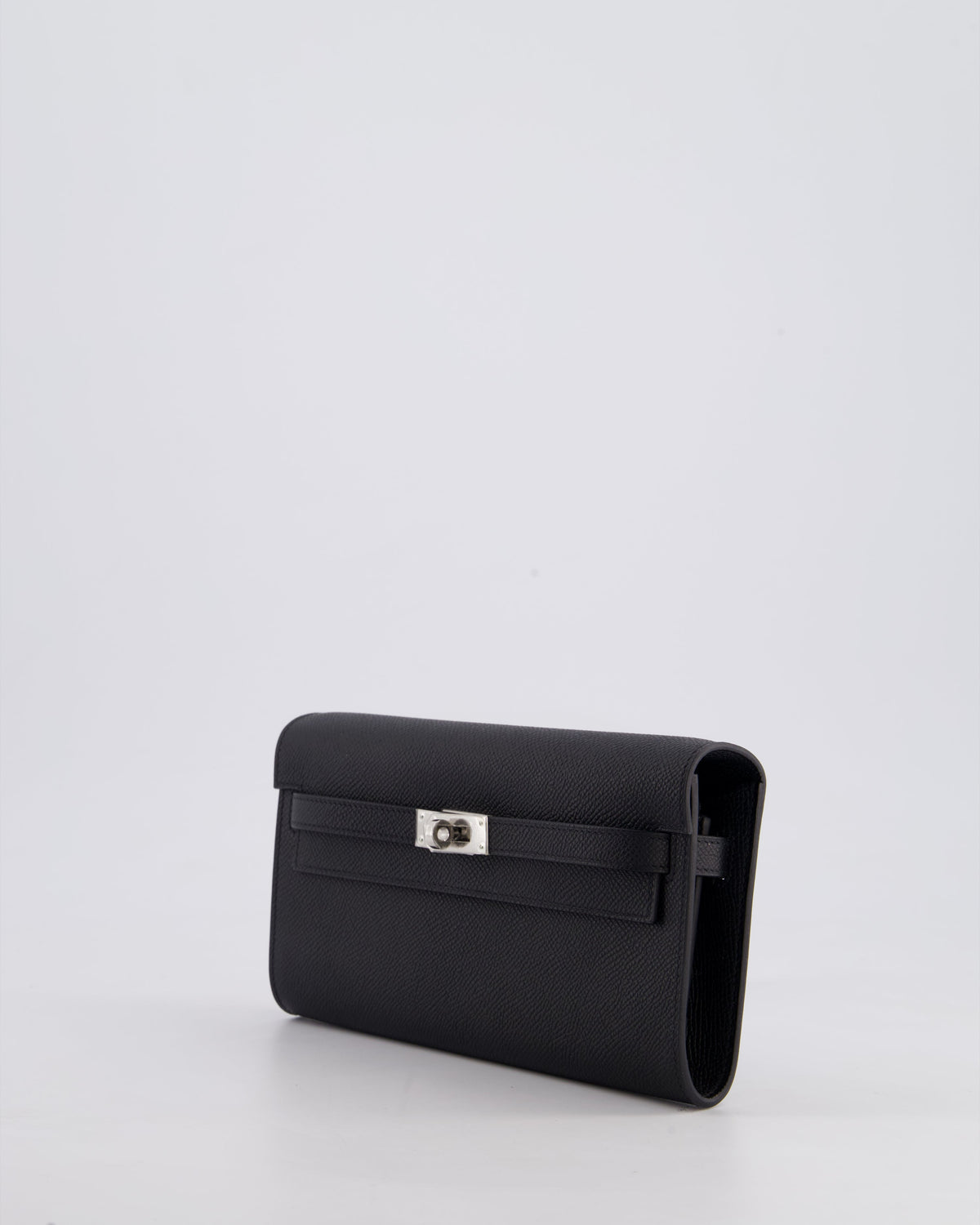 Hermès Kelly To Go Bag in Noir Epsom Leather with Palladium Hardware