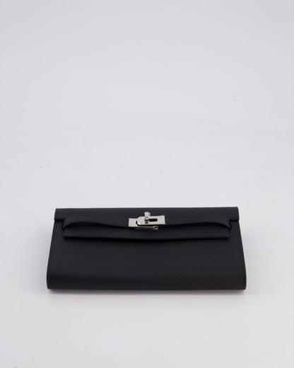 Hermès Kelly To Go Bag in Noir Epsom Leather with Palladium Hardware