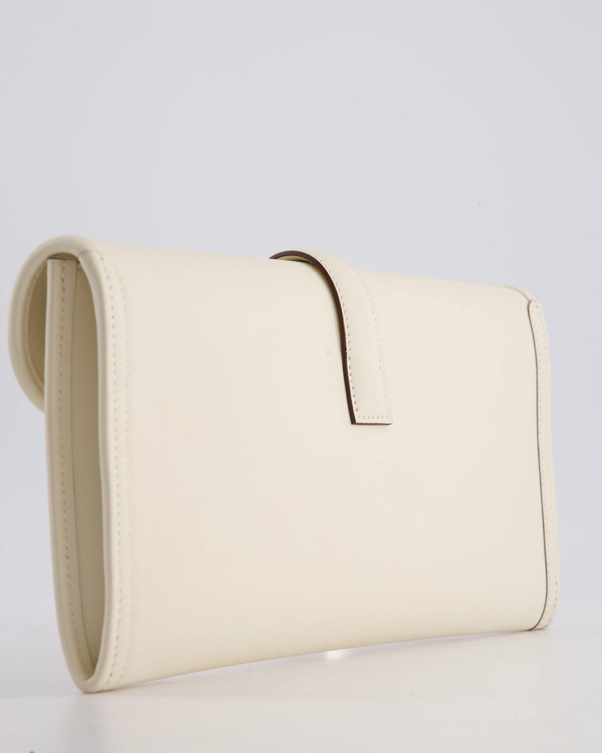 Hermès Jige Elan 29cm Clutch Bag in Nata Evercolour Leather