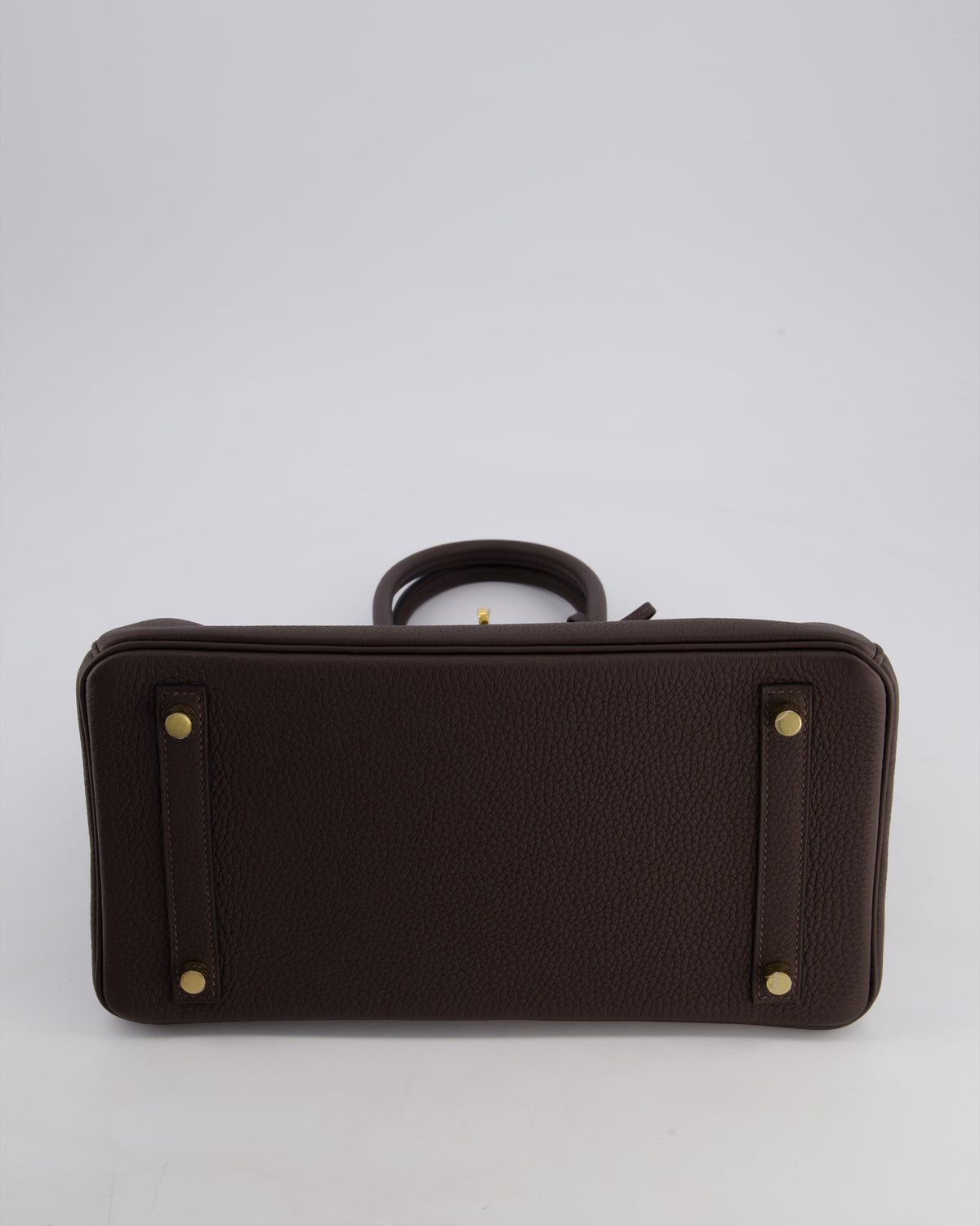 *HOT* Hermès Birkin Bag 30cm Retourne in Ebene Togo Leather with Gold Hardware