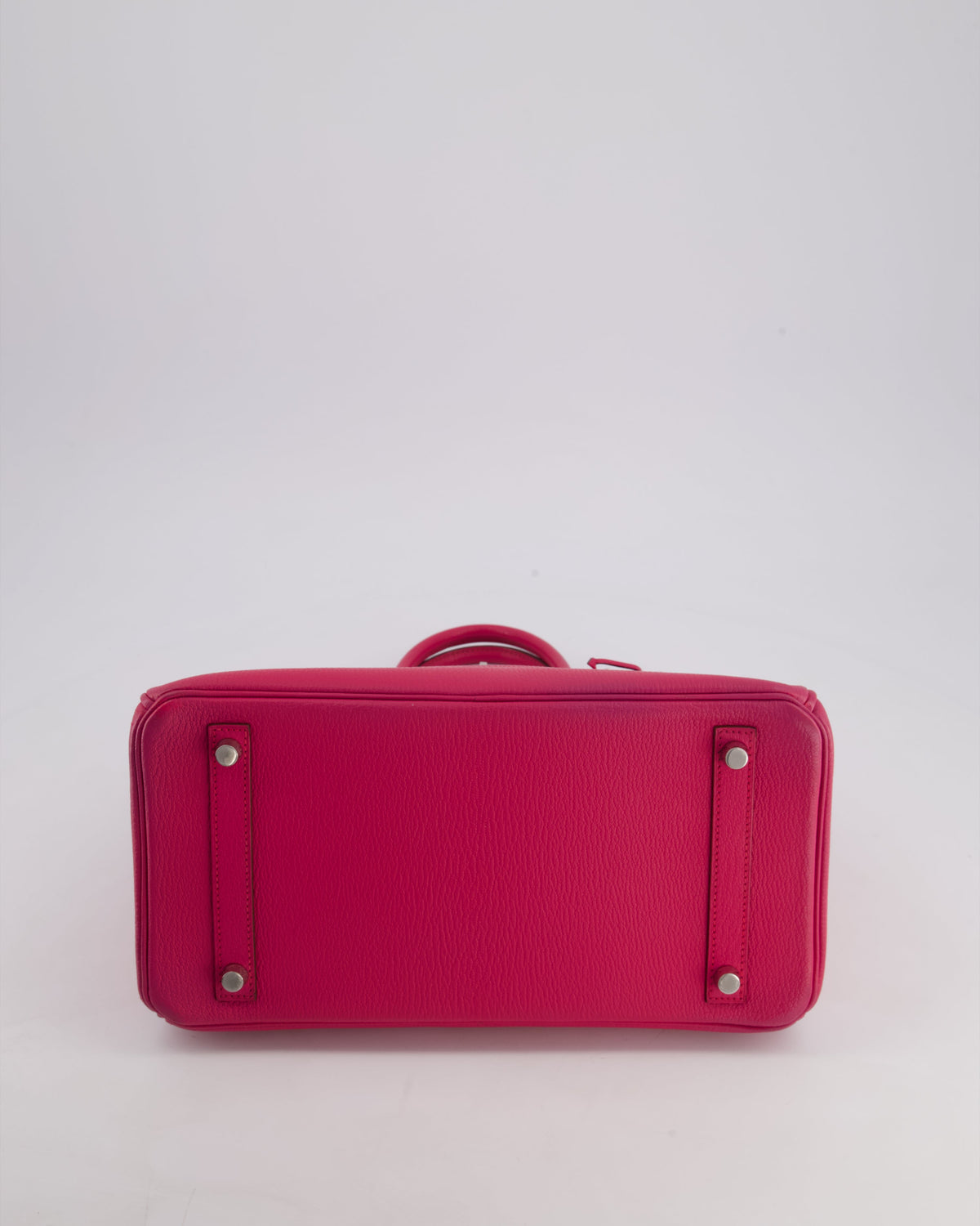 *HOT* Hermès Birkin Bag 30cm Retourne in Rose Shocking Chèvre Mysore Leather with Palladium Hardware