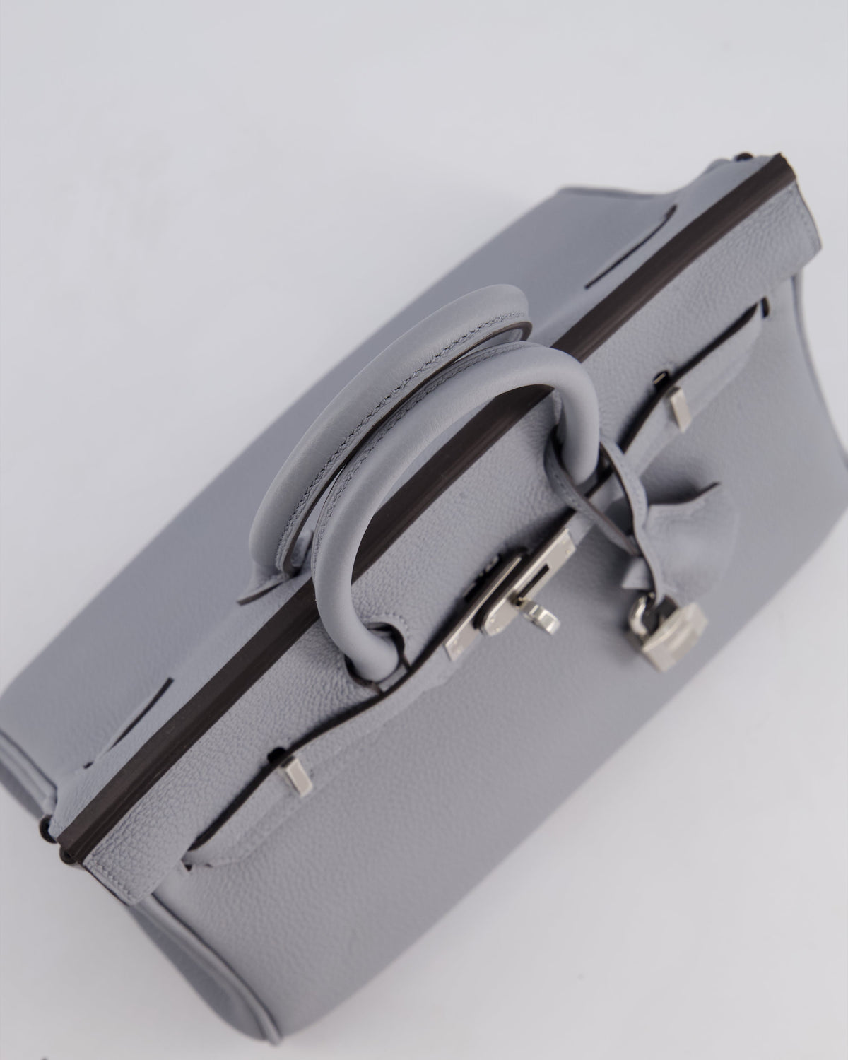 *NEW COLOUR* Hermès Birkin 25cm Retourne Bag in Gris Togo Leather with Palladium Hardware