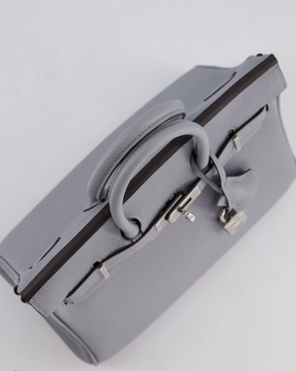 *NEW COLOUR* Hermès Birkin 25cm Retourne Bag in Gris Togo Leather with Palladium Hardware