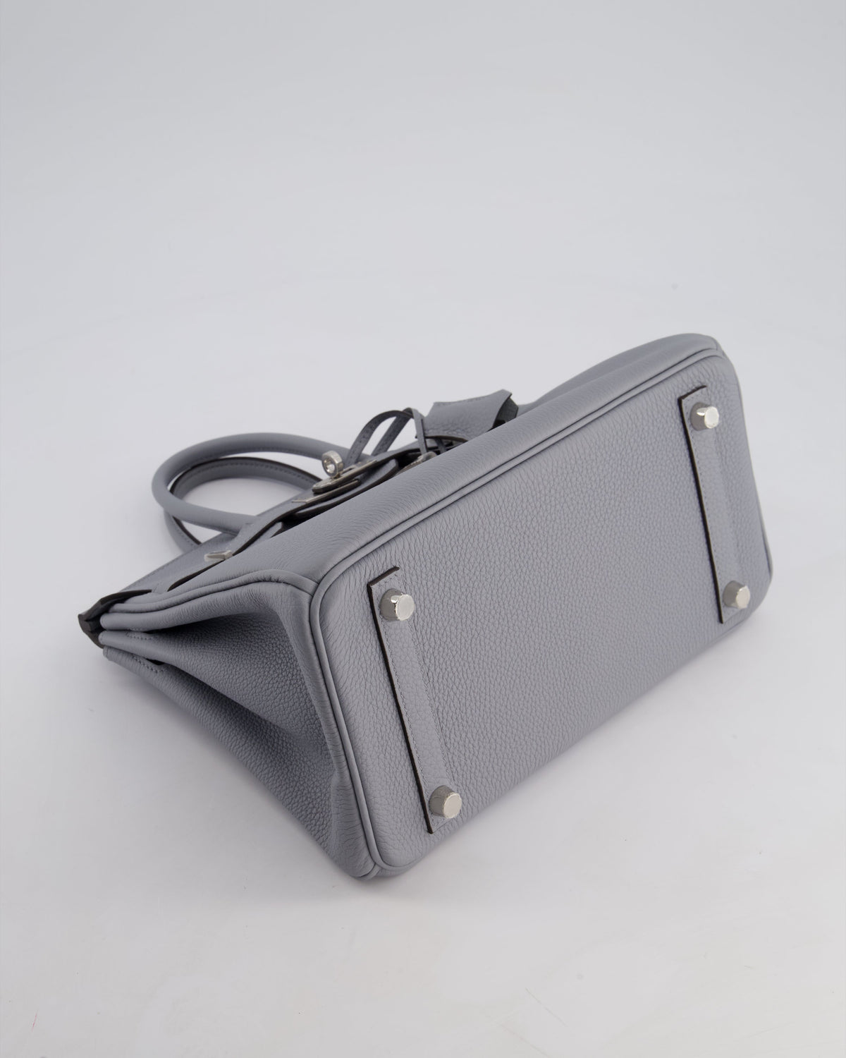 *NEW COLOUR* Hermès Birkin 25cm Retourne Bag in Gris Togo Leather with Palladium Hardware