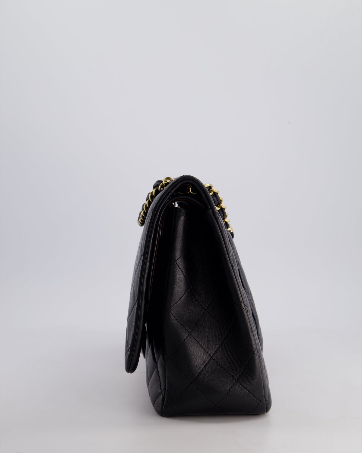 *FIRE PRICE* Chanel Black Maxi Classic Double Flap Bag in Lambskin Leather with Gold Hardware RRP £10,060