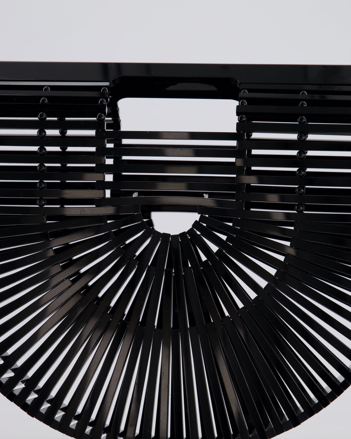 Cult Gaia Black Ark Acrylic Basket Bag