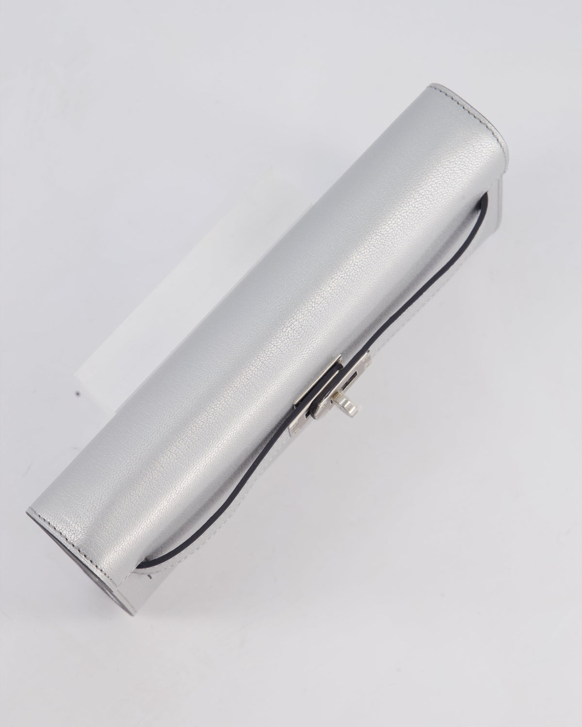 *SUPER RARE* Hermès Kelly To Go Bag in Argent Chevre Chamkila Leather with Palladium Hardware
