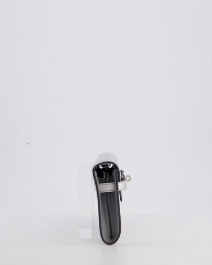 *SUPER RARE* Hermès Kelly To Go Bag in Argent Chevre Chamkila Leather with Palladium Hardware