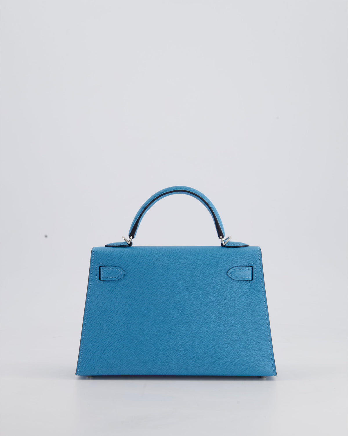 *HOT* Hermès Mini Kelly II 20cm in Bleu Du Nord Madame Leather with Palladium Hardware