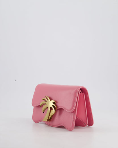 Palm Angels Mini Palm Beach Wave Pink Crossbody Bag