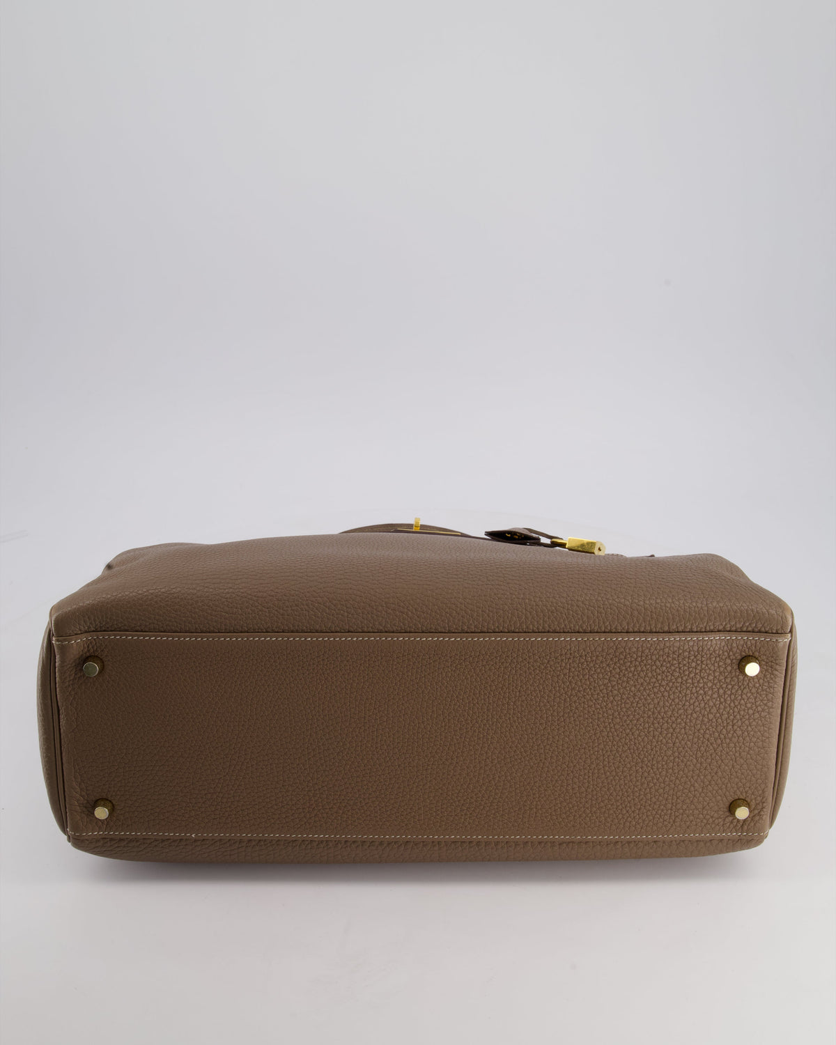 Hermès Kelly 35cm Bag in Etoupe Togo Leather with Gold Hardware