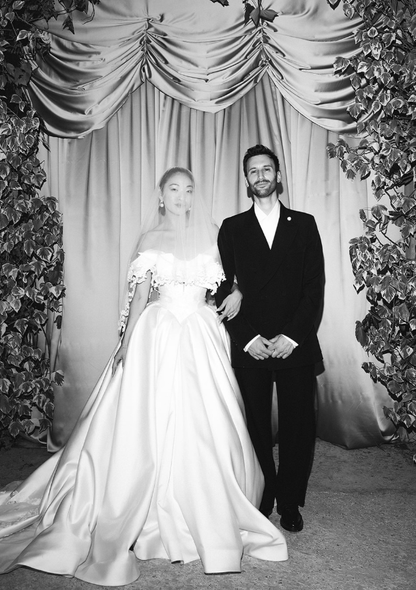 Stunning A Line Off the Shoulder Beaded Appliques White Satin Long Wedding Dress SH6025