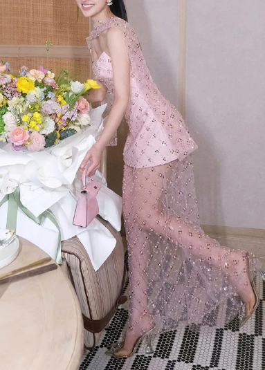 Sweet Prom Dress Strapless Sequins Dress Evening Dress   D6318
