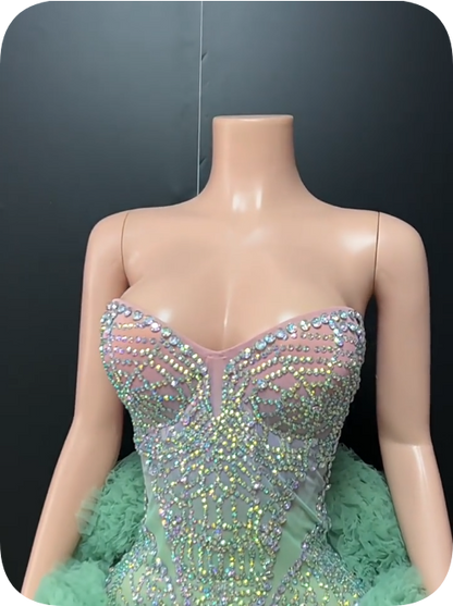 Stunning Homecoming Dress Sweetheart Rinestone Lace Dress Back to School Outfits Party Dress  D6355