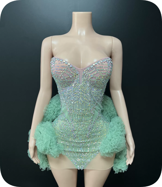 Stunning Homecoming Dress Sweetheart Rinestone Lace Dress Back to School Outfits Party Dress  D6355