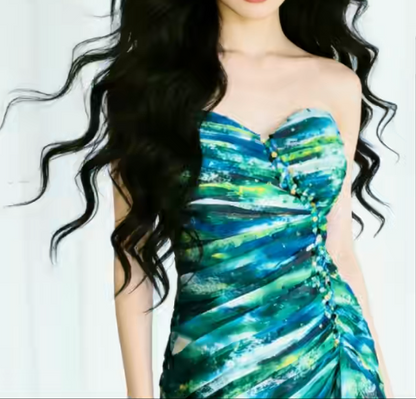 Stunning Homecoming Dress Sweetheart Rinestone Pleated Back to School Outfits Party Dress  D6448