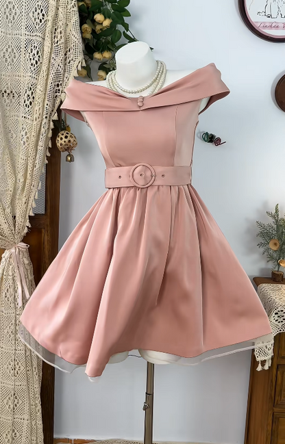 Beauty Homecoming Dress Poretrait Rinestone Back to School Outfits Party Dress  D6604