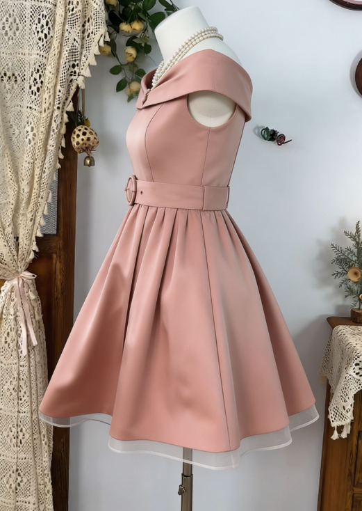 Beauty Homecoming Dress Poretrait Rinestone Back to School Outfits Party Dress  D6604