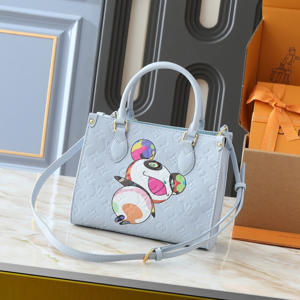 LOUIS VUITTON X TM ONTHEGO PM CHAIN WASHED BLUE 25CM M13836