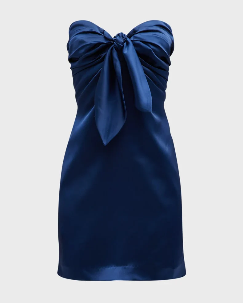 Sweetheart Navy Blue Tight Short Dress Mini Homecoming Dress SH1473