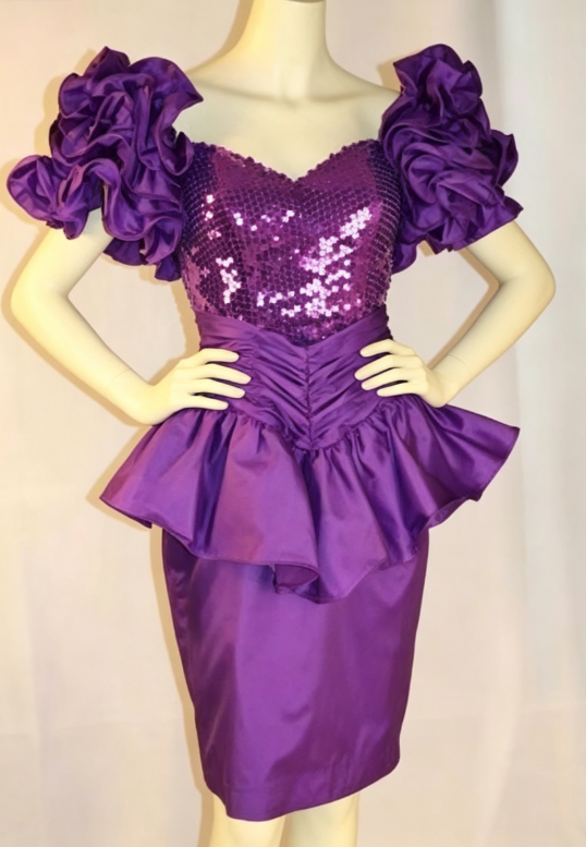 Unique Purple Short Prom Dress, Formal Evening Dress T1496