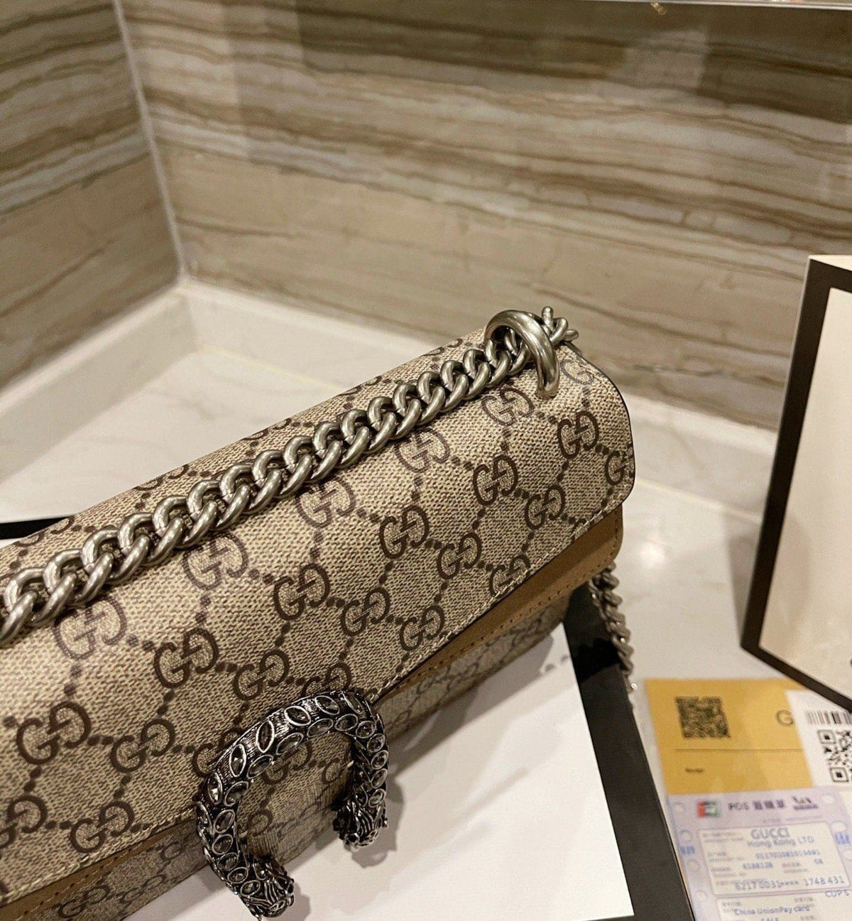 GUCCI DIONYSUS GG SMALL SHOULDER BAG