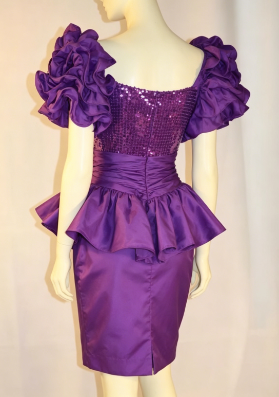 Unique Purple Short Prom Dress, Formal Evening Dress T1496