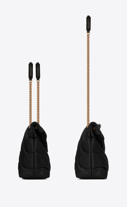 Saint Laurent PUFFER MEDIUM BAG IN QUILTED NAPPA LEATHER