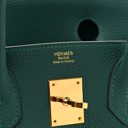 Togo Birkin 30 Malachite