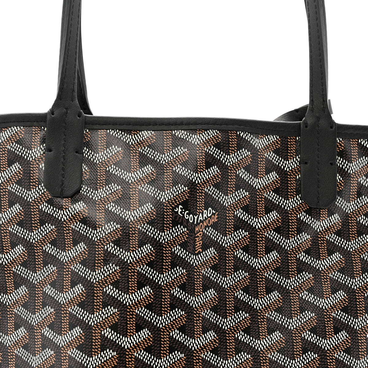 Goyardine Reversible Mini Anjou Black