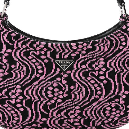Maglia Jacquard Cleo Shoulder Bag Black Rosa