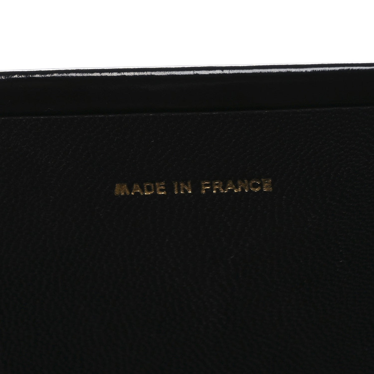 Lambskin Chevron Quilted Small Single Flap Black