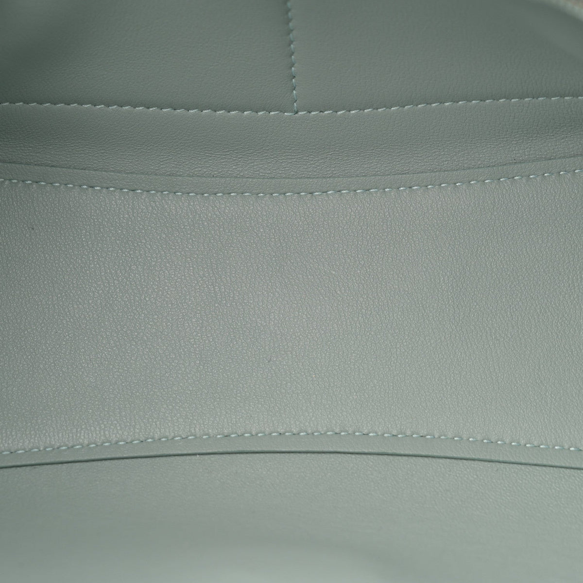 Smooth Calfskin Mini Bel Air Carry All Bag Mineral Green