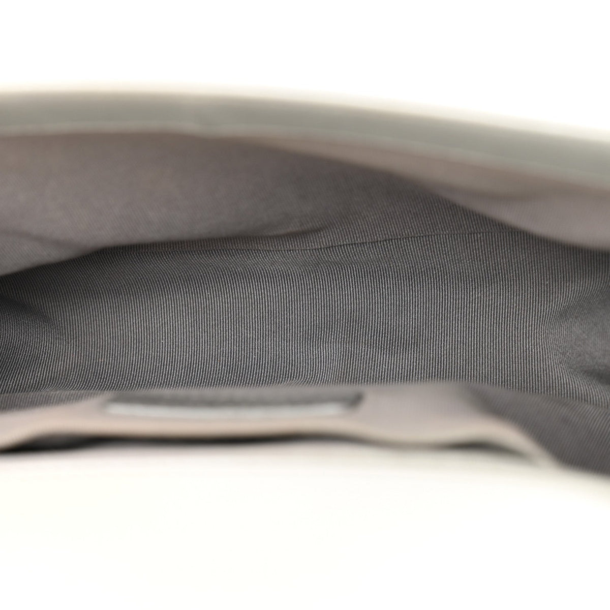 Metallic Lambskin Quilted Medium Boy Flap Silver