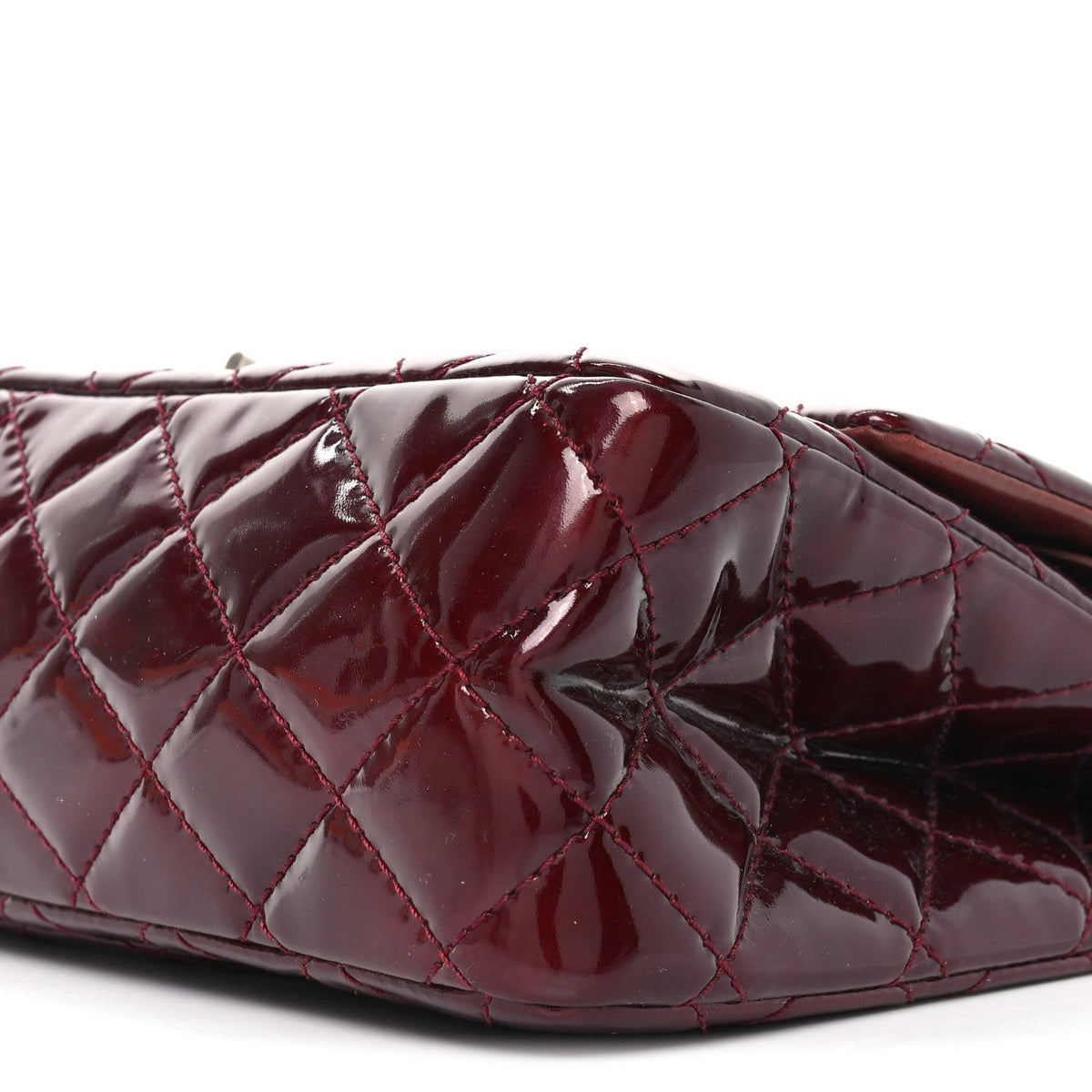 Patent Quilted 2.55 Reissue 226 Flap Burgundy