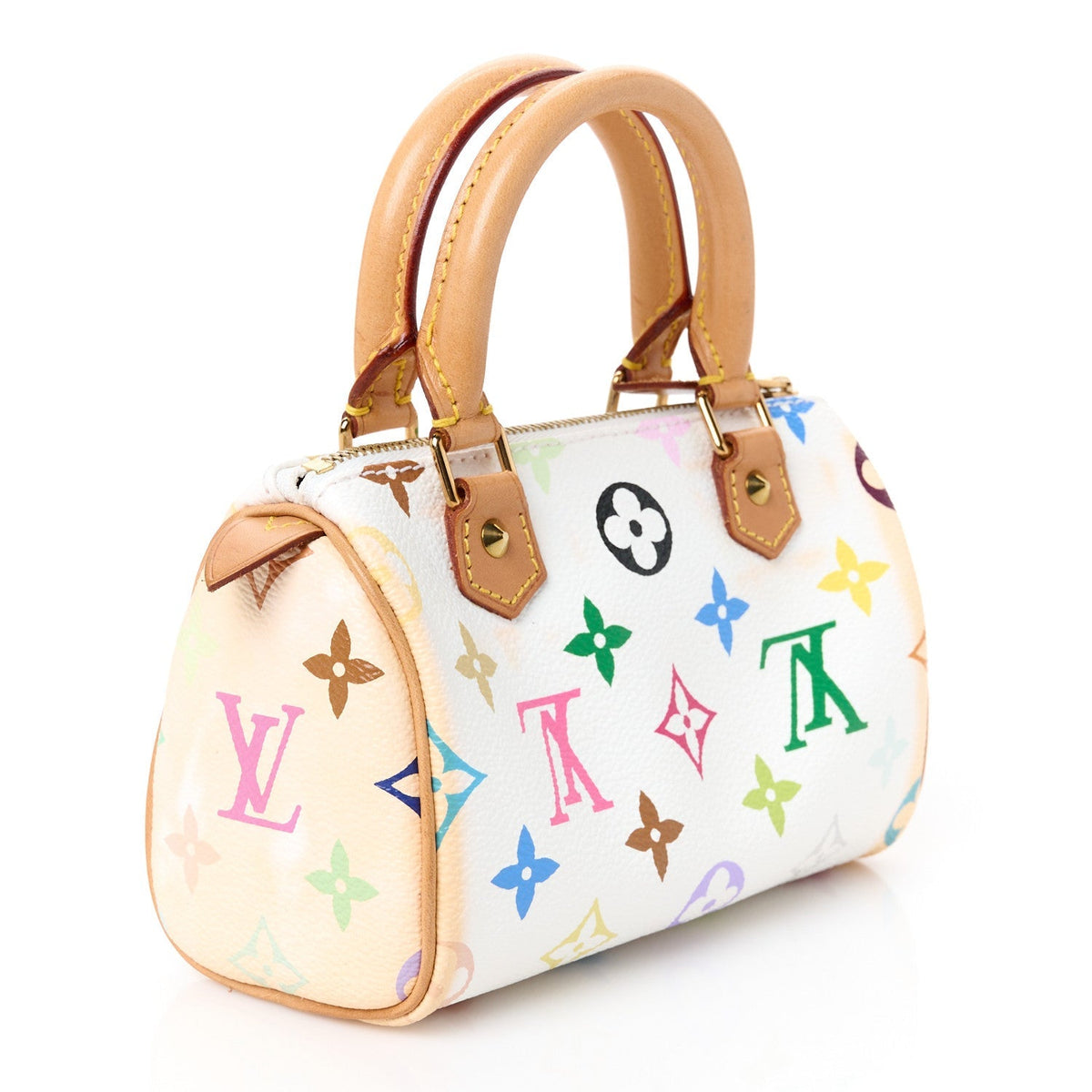 Monogram Multicolor Mini Sac HL Speedy White