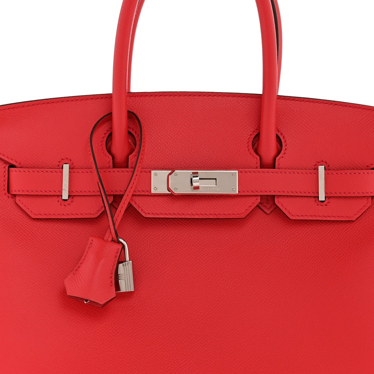 Epsom Birkin 30 Rouge Casaque