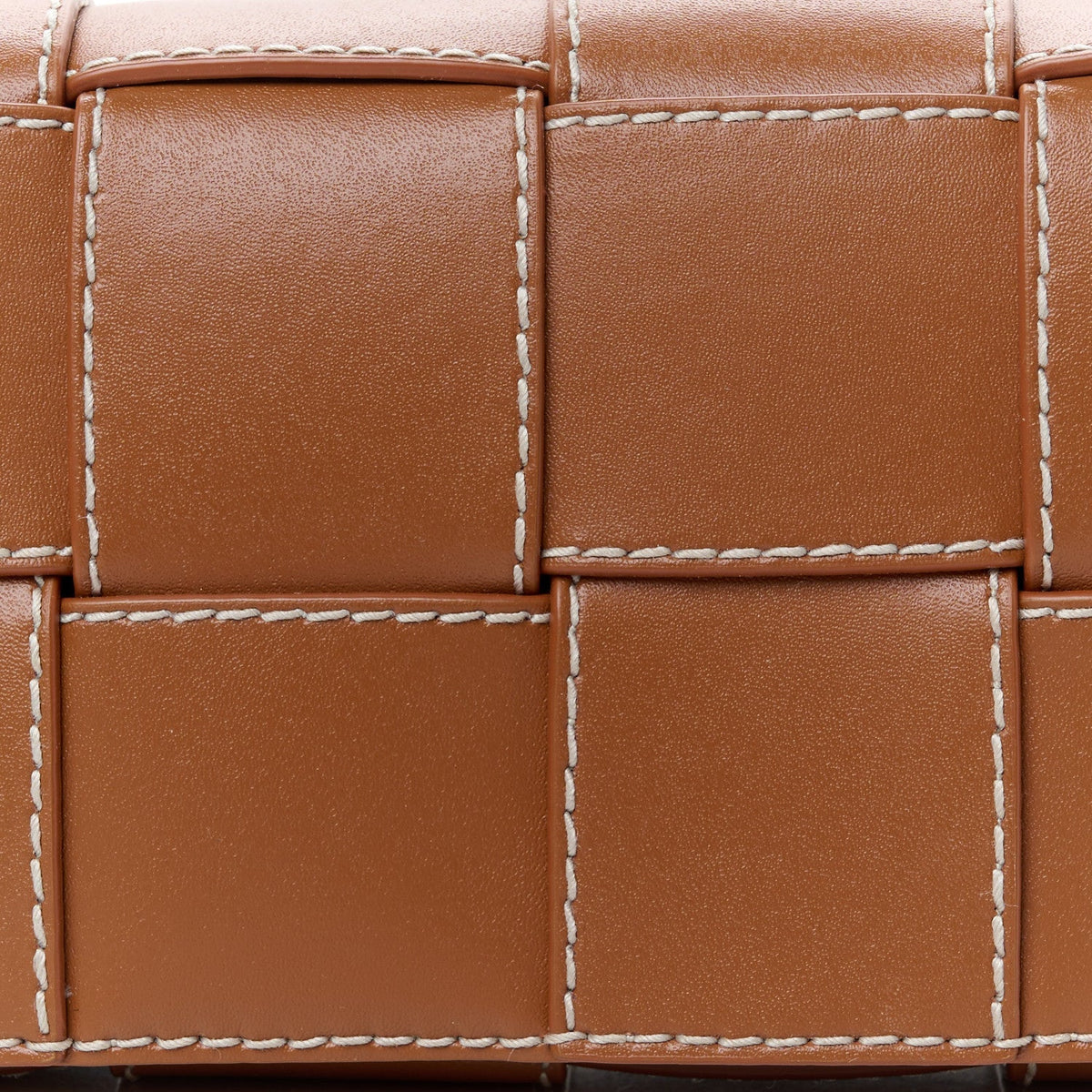 Calfskin Maxi Intreccio Mini Cassette Belt Bag Wood