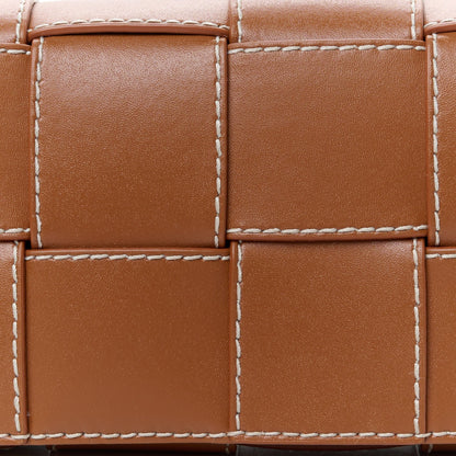 Calfskin Maxi Intreccio Mini Cassette Belt Bag Wood