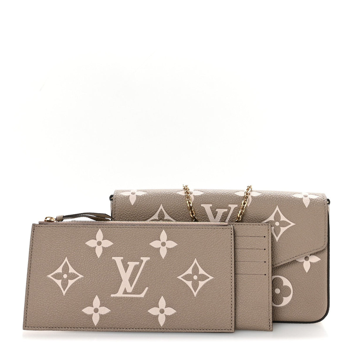 Empreinte Monogram Giant Felicie Pochette Tourterelle Creme
